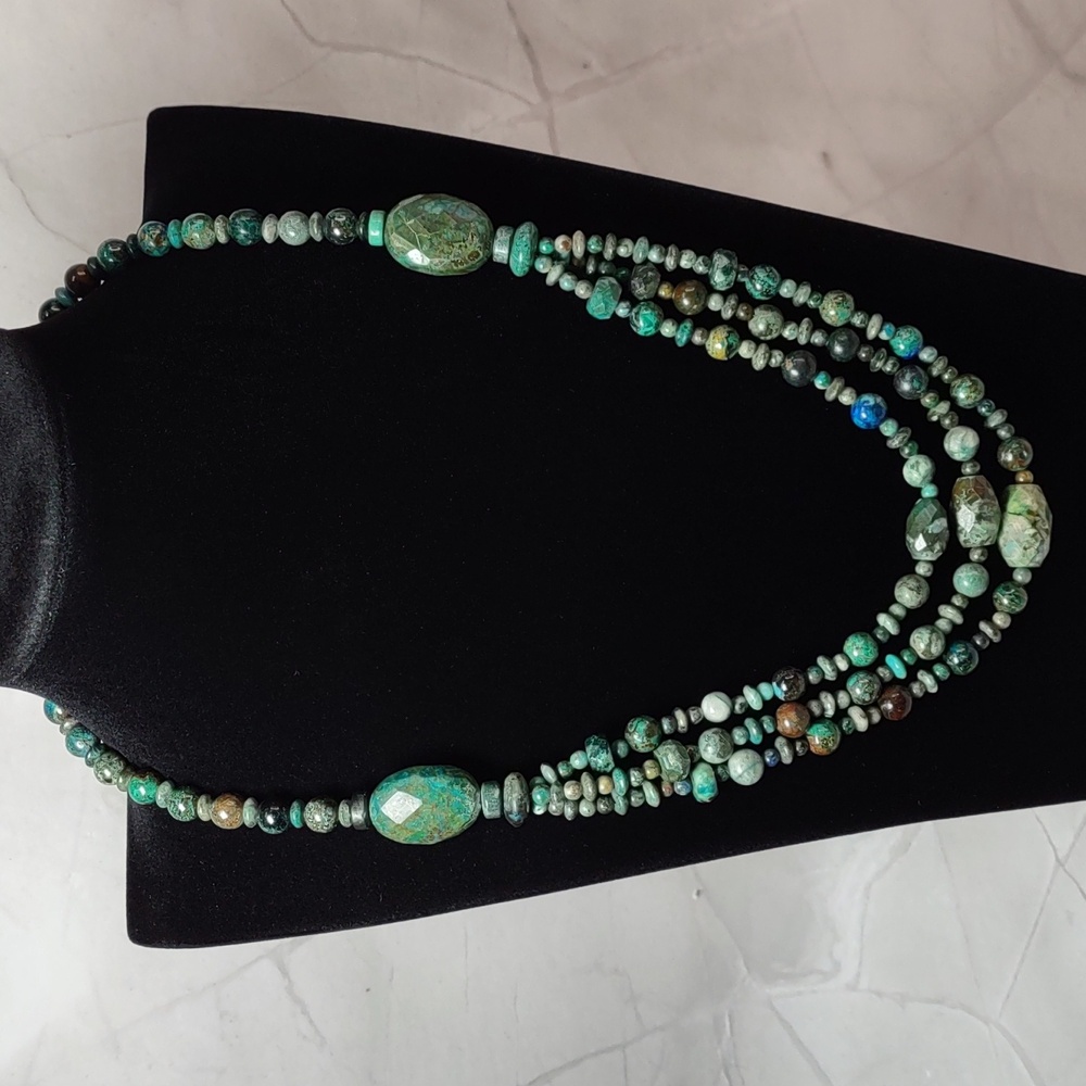 Jay King Turquoise/Chrysocolla Layered Necklace